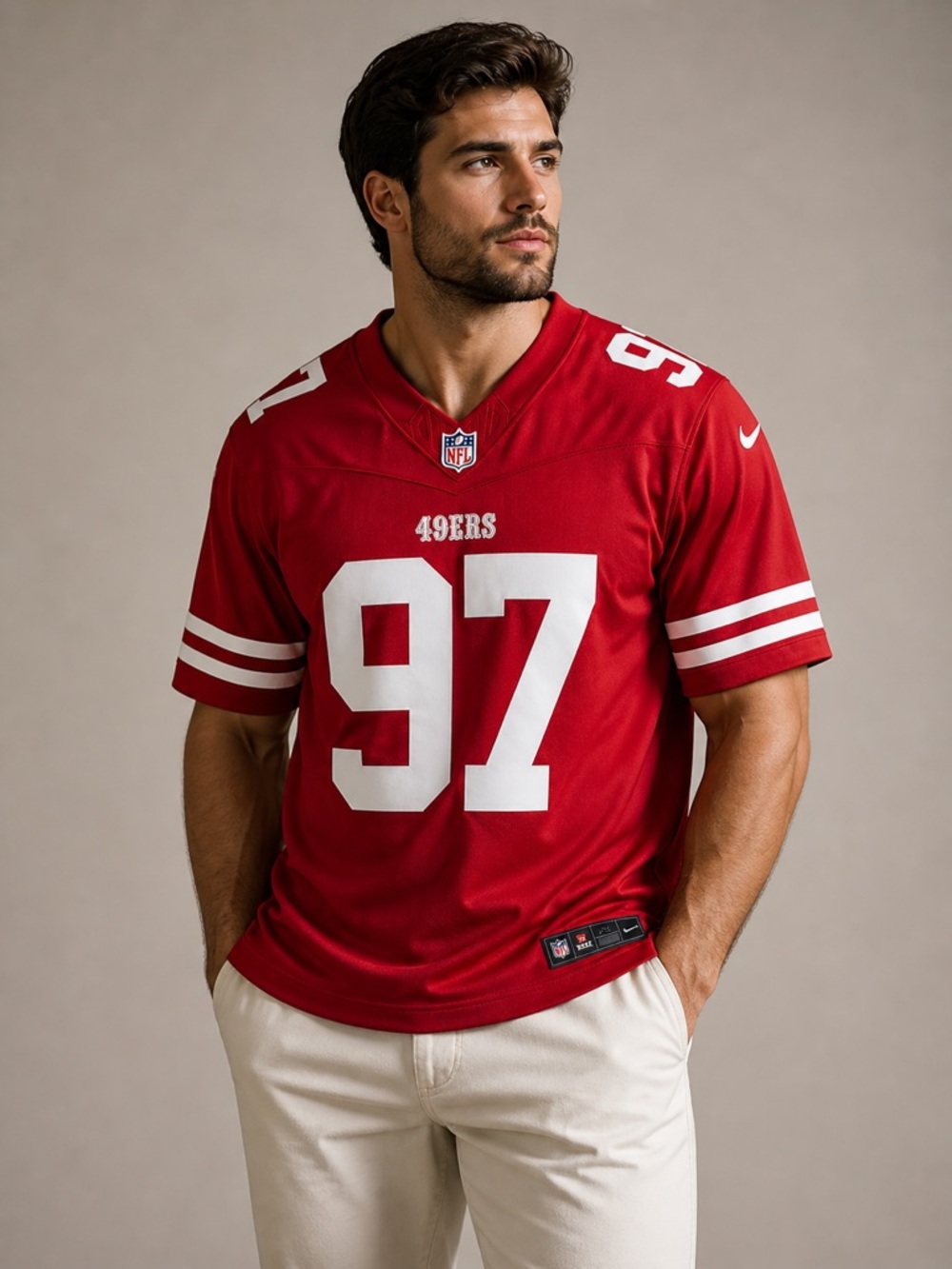 NFL Red San Francisco 49ers #97 Jersey